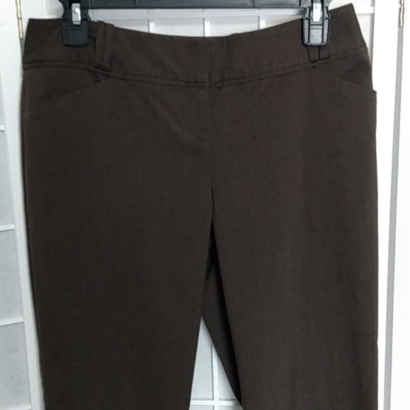 The Limited Cassidy-Fit Dress Pants – Brown – Women Size 4S - Picture 1 of 15